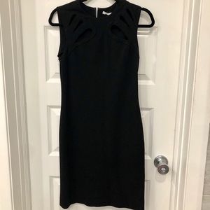 Diane Von Furstenberg Black cutout dress size 6